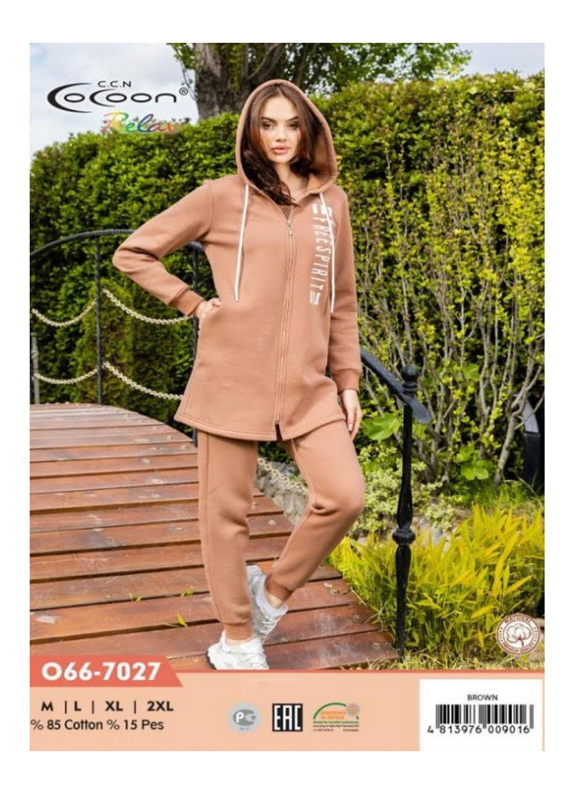CCNO66-7027_BRW Pants Homewear Set (M+L+XL+XXL) — Turkish factory wholesale