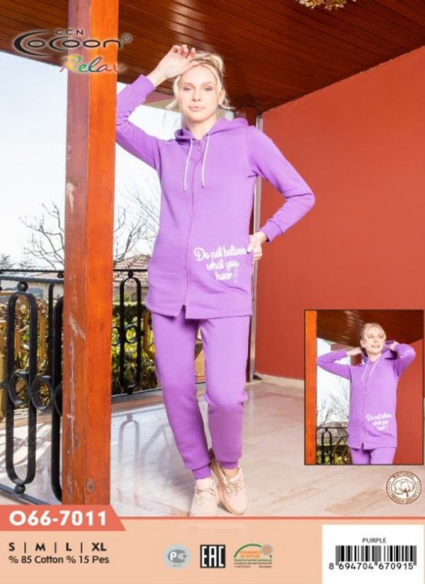 CCNO66-7011_PUR Pants Homewear Set (S+M+L+XL) — Istanbul wholesale supplier