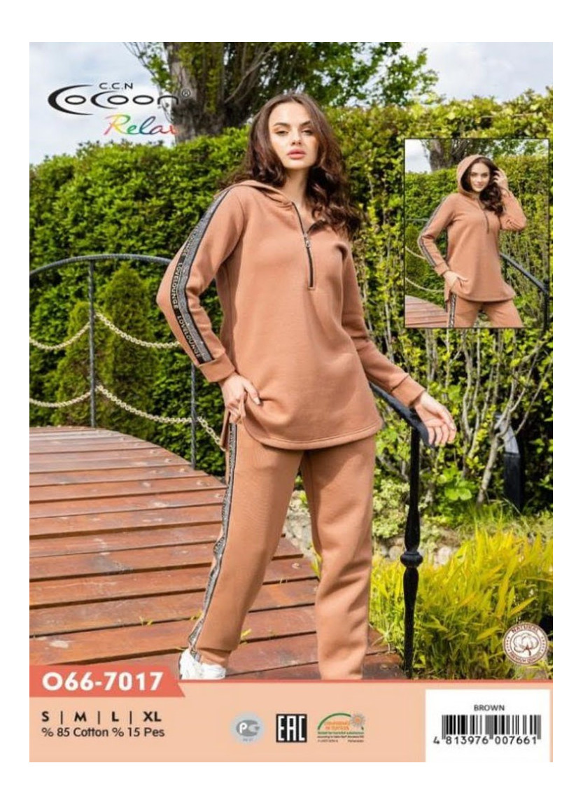 CCNO66-7017_BRW Pants Homewear Set (S+M+L+XL) — Turkey wholesale collection