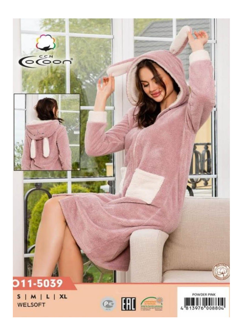 CCNO11-5039_PWR Welsoft Women's Robe (S+M+L+XL) — direct Turkish factory supply