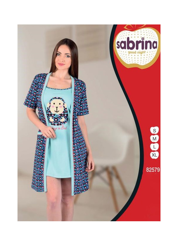 SAB.C82579_MAV Modal Robe Set (S+M+L+XL) — factory-direct from Turkey
