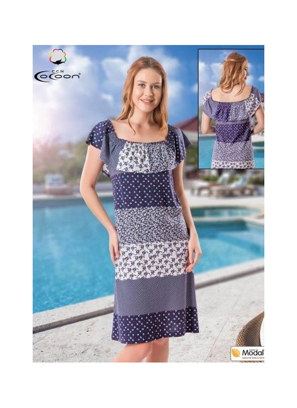 CCNM17053_OJN Modal Dress (M+L+XL+2XL) — direct Turkish factory supply