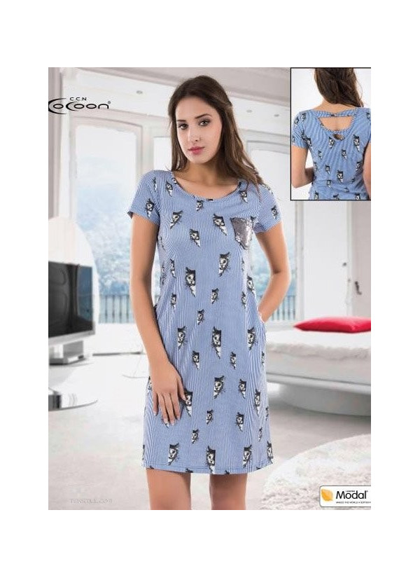 CCNM10697_OJN Modal Dress (S+M+L+XL) — wholesale from Turkey