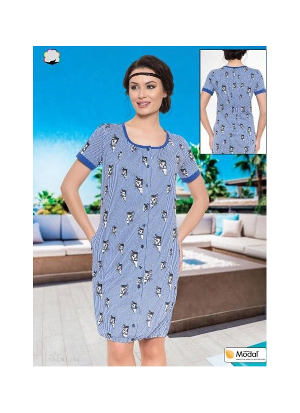 CCNM40163_OJN Modal Women's Robe (S+M+L+XL) — Istanbul wholesale supplier