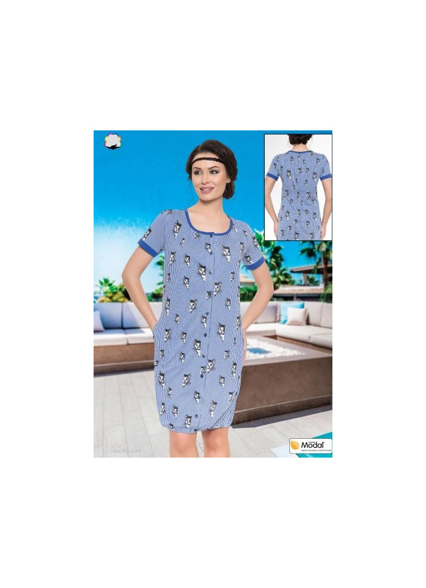 Халат Женский Modal (S+M+L+XL) COCOON CCNM40163_OJN — купить оптом со Стамбула