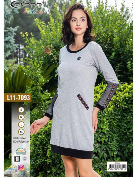 Туника (S+M+L+XL) COCOON Relax CCNL11-7093_OJN — оптовая поставка из Турции
