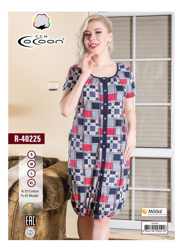 CCNR40225_OJN Modal Dress (S+M+L+XL) — direct Turkish factory supply