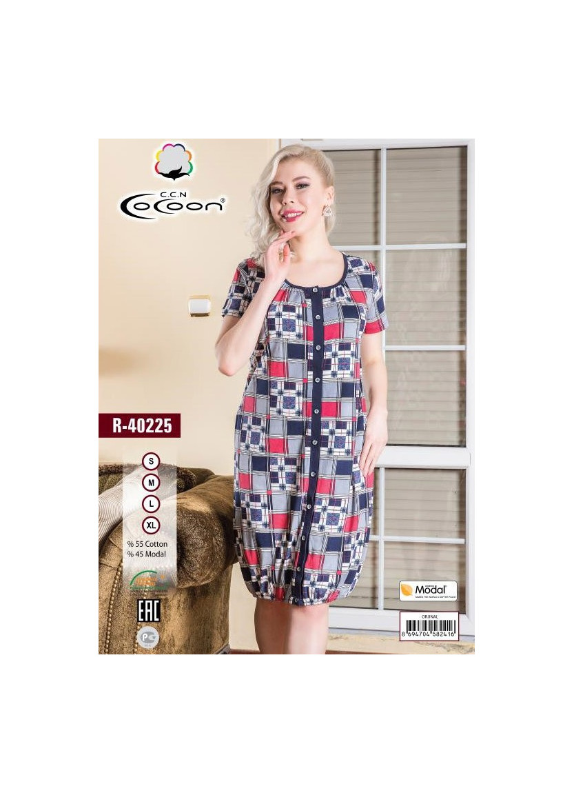 CCNR40225_OJN Modal Dress (S+M+L+XL) — direct Turkish factory supply