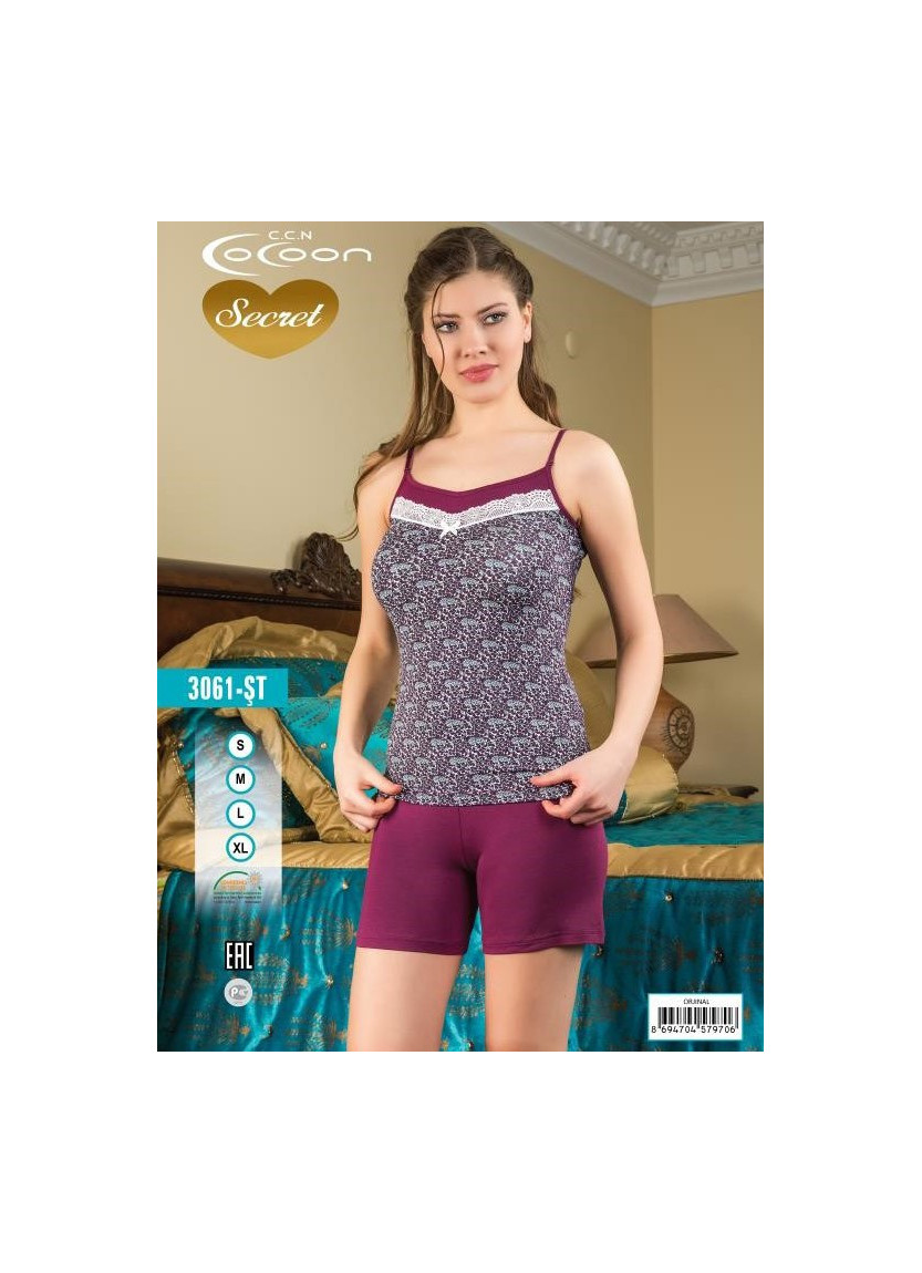 COC.3061.ST_OJN Shorts Homewear Set (S+M+L+XL) — wholesale from Turkey