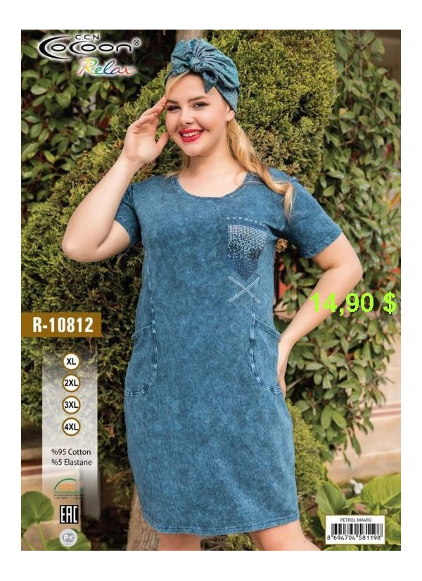 CCNR10812_HK Dress (XL) — Turkish textile wholesale