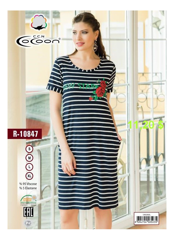 CCNR10847_ORG Dress (S+M+L+XL) — Turkish factory wholesale