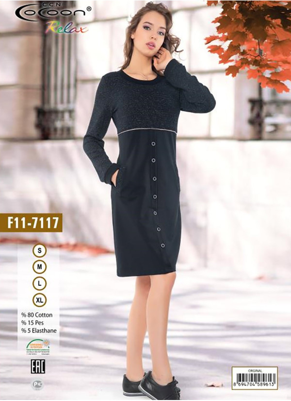 CCNF11-7117_ORG Dress (S+M+L+XL) — wholesale from Turkey