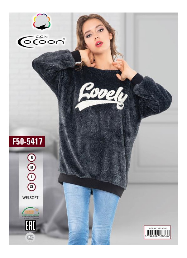 CCNF50-5417_AML Welsoft Women's Top (S+M+L+XL) — factory-direct from Turkey