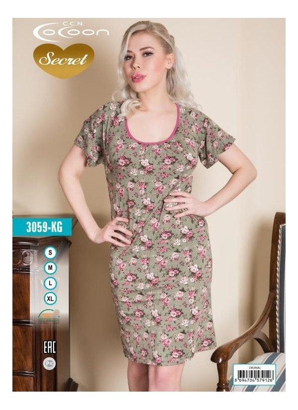 COC.3059.KG_OJN Nightdress (S+M+L+XL) — Istanbul wholesale supplier