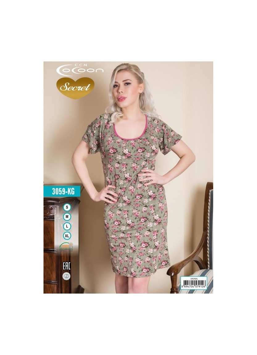 COC.3059.KG_OJN Nightdress (S+M+L+XL) — Istanbul wholesale supplier