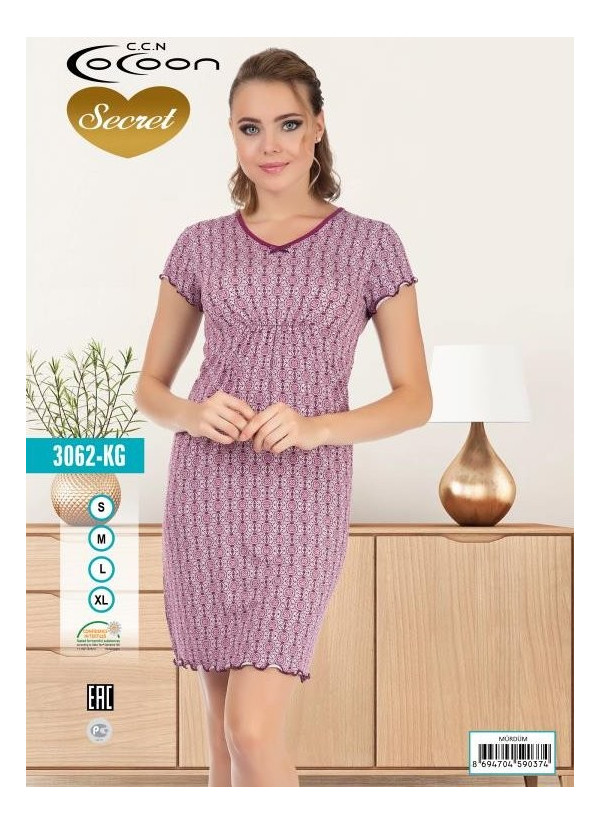 COC.3062.KG_MRD Nightdress (S+M+L+XL) — Turkey wholesale collection