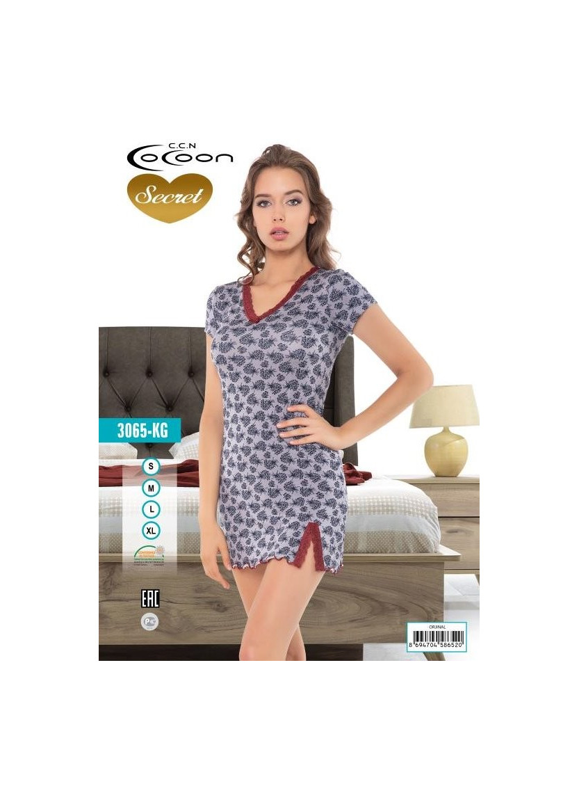 COC.3065.KG_OJN Nightdress (S+M+L+XL) — Turkish factory wholesale