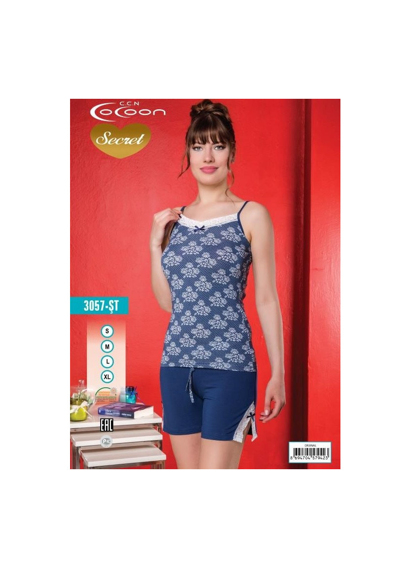 COC.3057.ST_OJN Shorts Homewear Set (S+M+L+XL) — direct Turkish factory supply