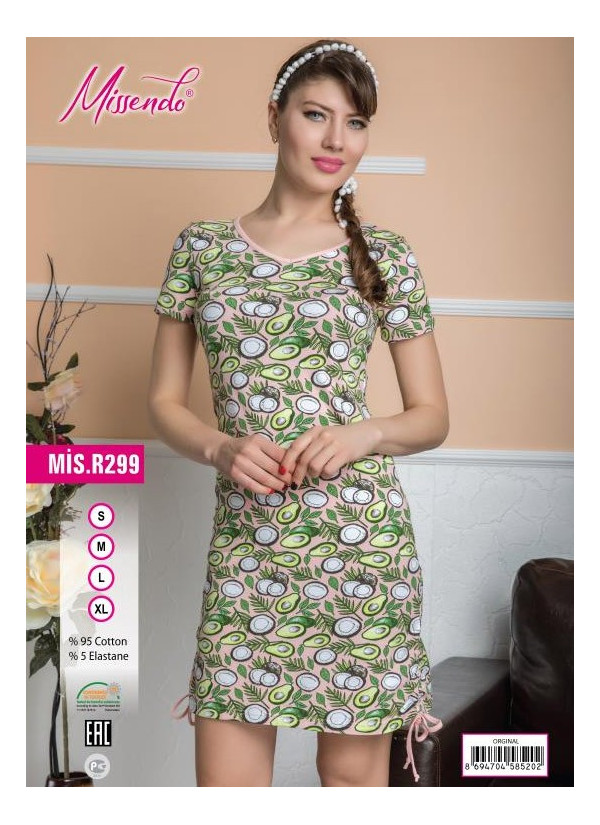 Туника (S+M+L+XL) MISSENDO MİS-R299_ORG — фабричная коллекция оптом