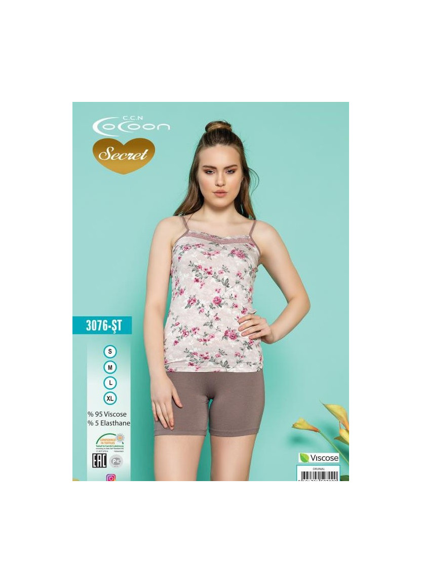 COC.3076.ST_OJN Shorts Homewear Set (S+M+L+XL) — wholesale for boutiques