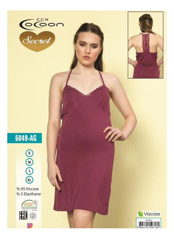 COC-6049.AG_OJN Nightdress (S+M+L+XL) — Turkey wholesale collection