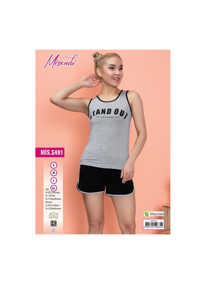 MİS-S491_ORI Shorts Homewear Set (S+M+L+XL) — wholesale for boutiques
