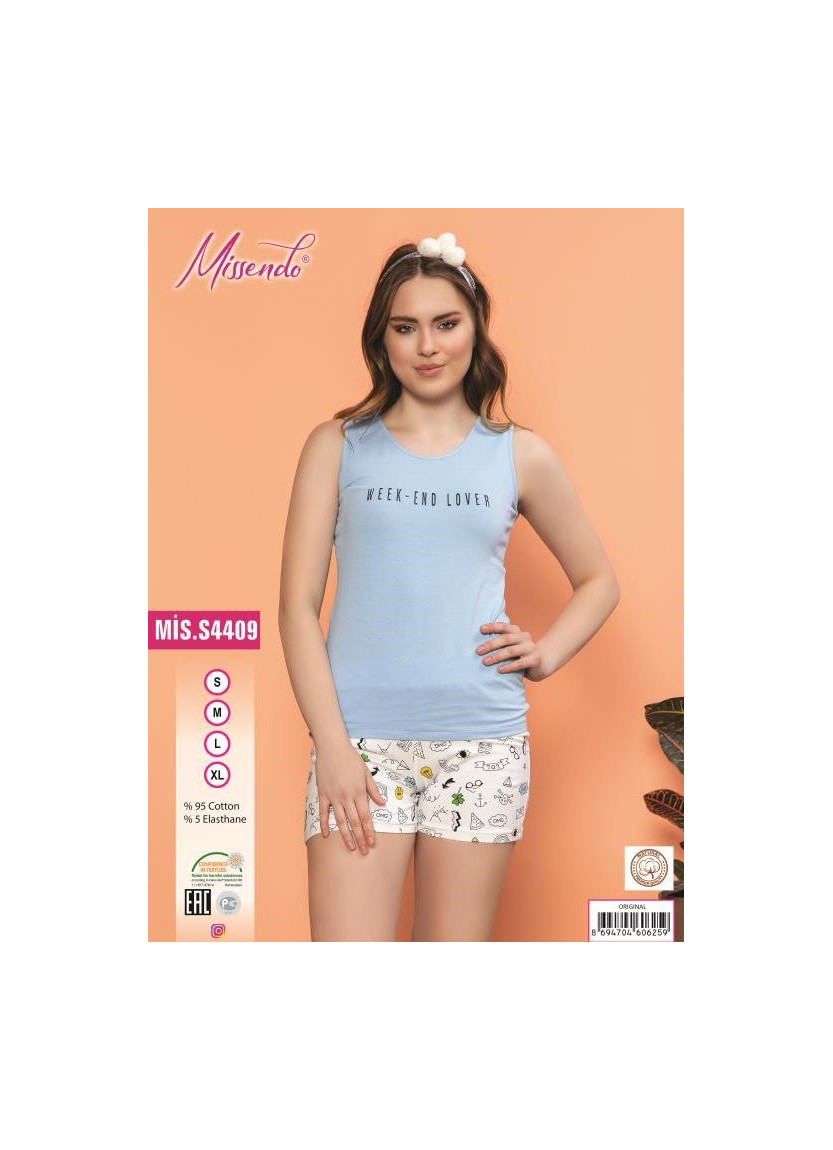 Женский Комплект с Шортами (S+M+L+XL) MISSENDO MİS-S4409_ORI — прямые поставки из Турции