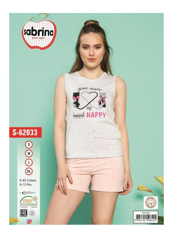 SAB.S62033_ORI Shorts Homewear Set (S+M+L+XL) — wholesale for boutiques