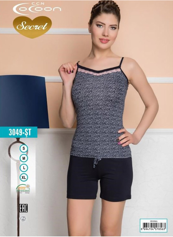 COC.3049.ST_OJN Shorts Homewear Set (S+M+L+XL) — factory-direct from Turkey
