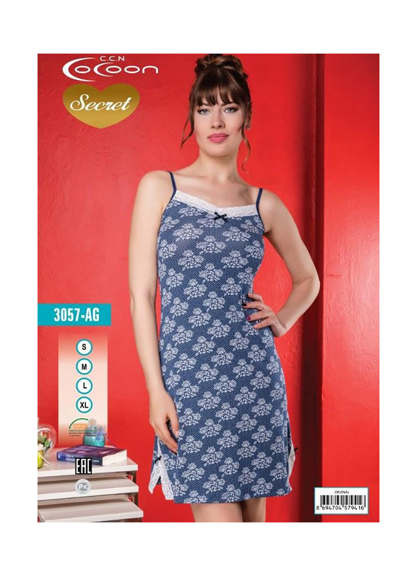COC.3057.AG_OJN Nightdress (S+M+L+XL) — Turkey wholesale collection