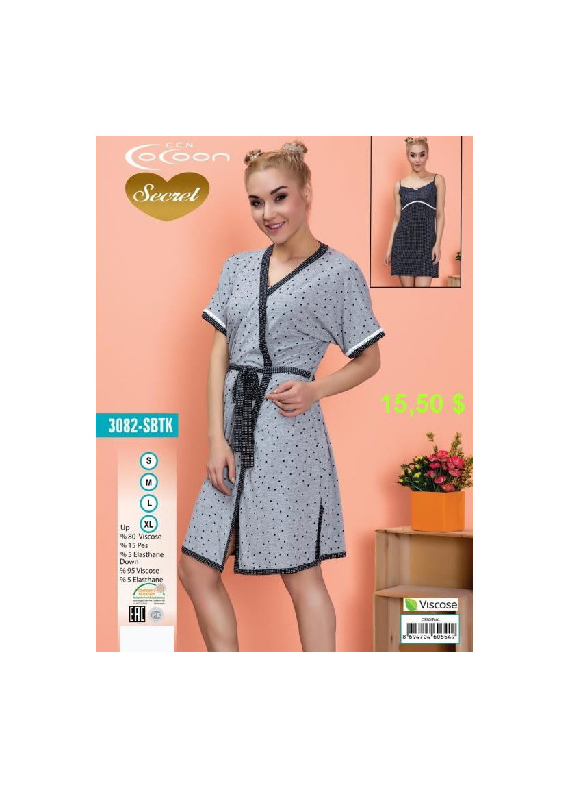 COC.3082SBTK_ORI Robe Set (S+M+L+XL) — wholesale for boutiques