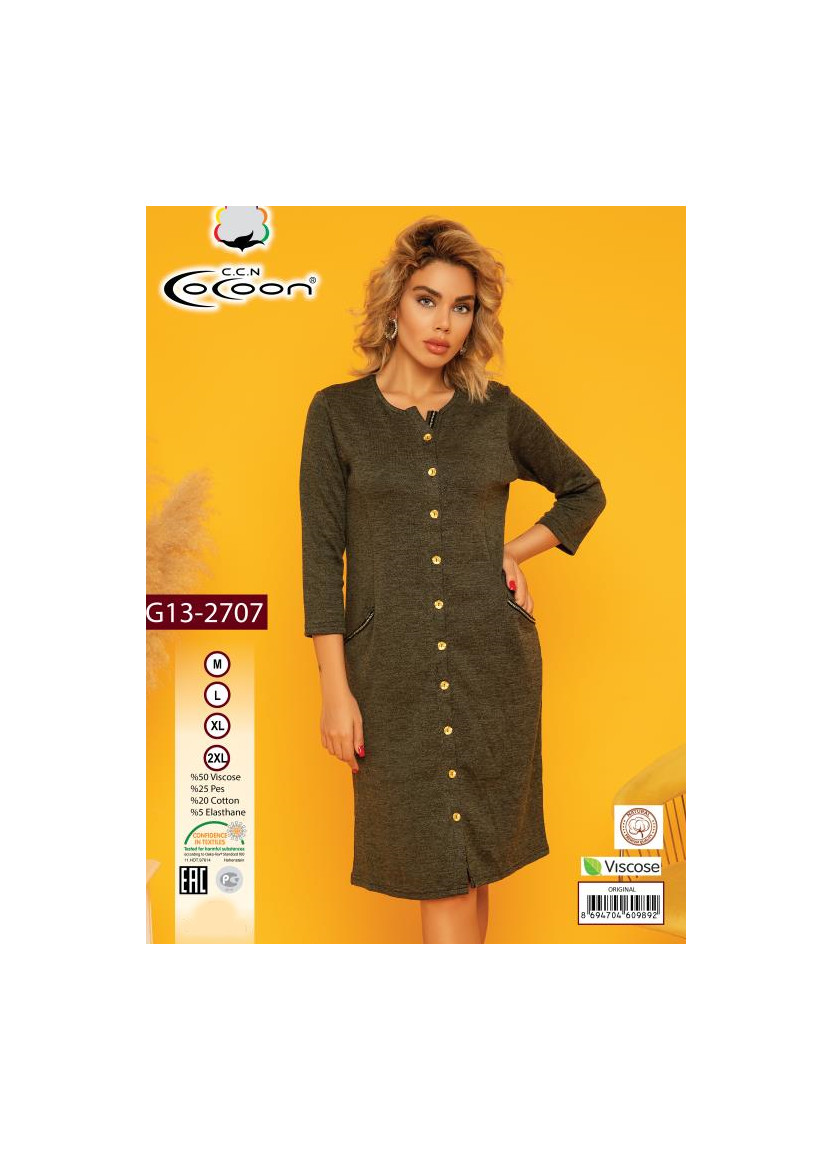 CCNG13-2707_ORI Women's Robe (M+L+XL+2XL) — Turkish textile wholesale