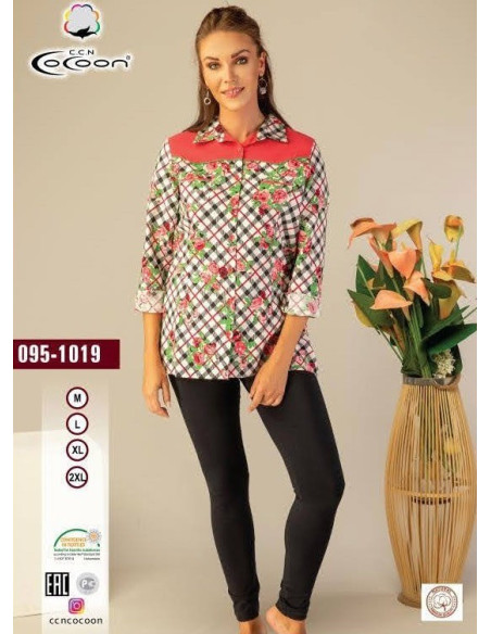 Комплект с Лосинами (M+L+XL+XXL) COCOON CCN095-1019_CRL — оптовая поставка из Турции