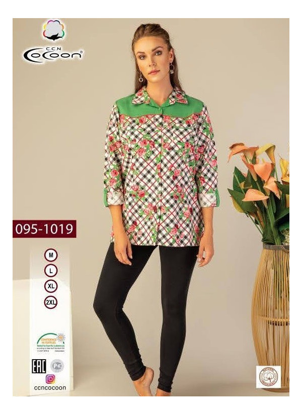 CCN095-1019_GRN Leggings (M+L+XL+XXL) — Istanbul wholesale supplier 2