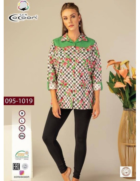 CCN095-1019_GRN Leggings (M+L+XL+XXL) — wholesale for boutiques