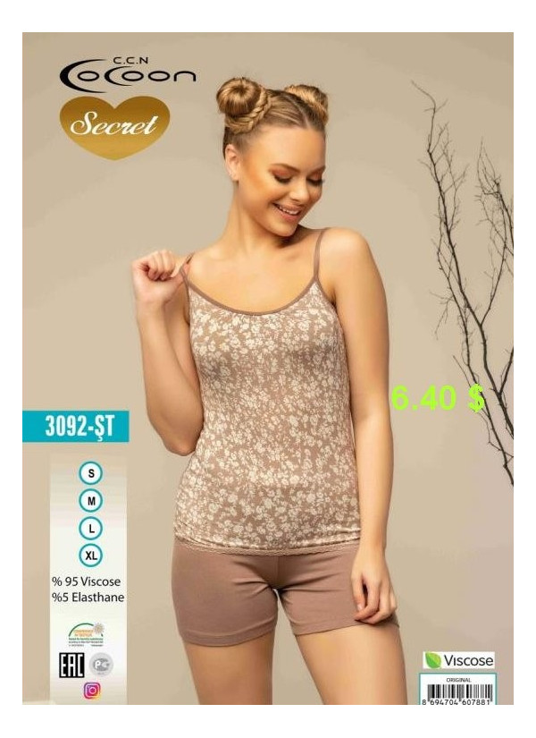 COC.3092.ST_ORI Shorts Homewear Set (S+M+L+XL) — wholesale for boutiques