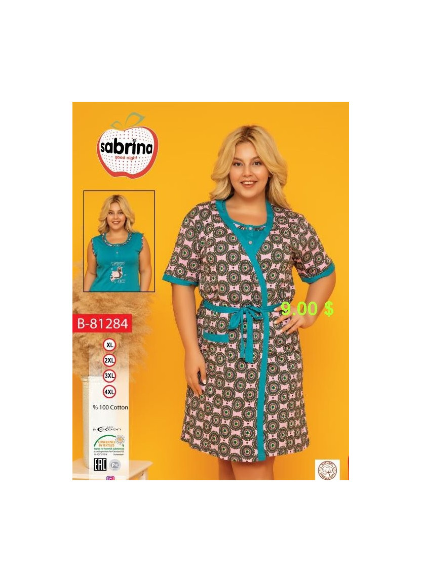 SAB.B81284_YSL Robe Set (XL+2XL+3XL+4XL) — Turkish factory wholesale