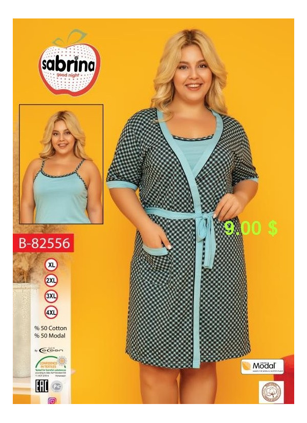 SAB.B82556_TRK Robe Set (1XL+2XL+3XL+4XL) — Istanbul wholesale supplier