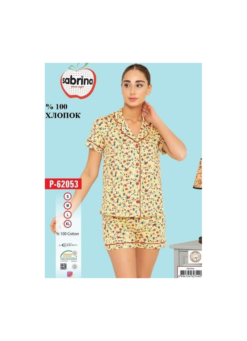 Комплект Женский с Шортами (S+M+L+XL) SABRINA SAB.P62053_ORI — прямые поставки из Турции