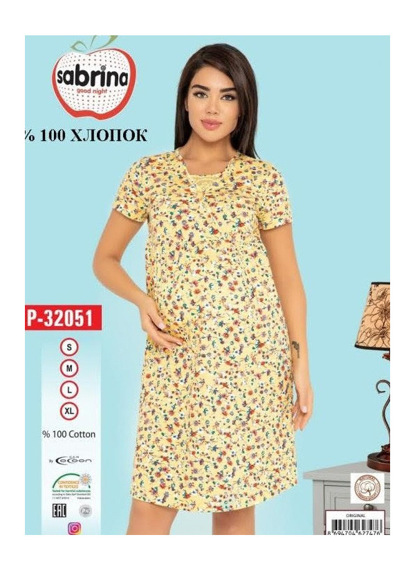 Ночная Сорочка (S+M+L+XL) SABRINA SAB.P32051_ORI — фабричная коллекция оптом