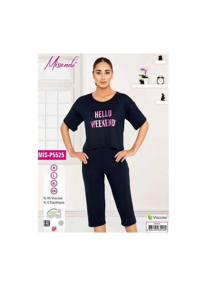 MİS-P5525_ORI Capri Homewear Set (S+M+L+XL) — Istanbul wholesale supplier