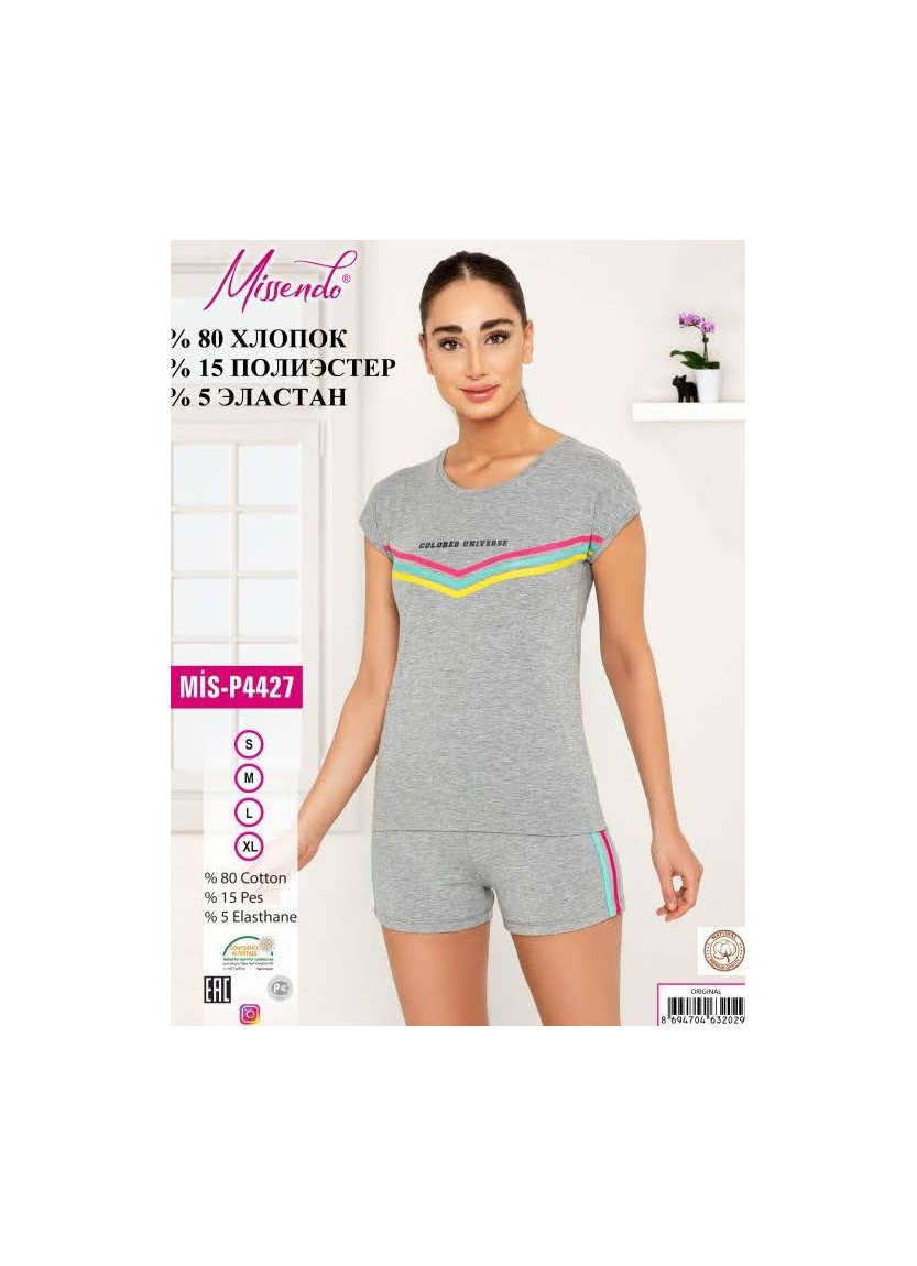 Женский Комплект с Шортами (S+M+L+XL) MISSENDO MİS-P4427_ORI — купить оптом со Стамбула