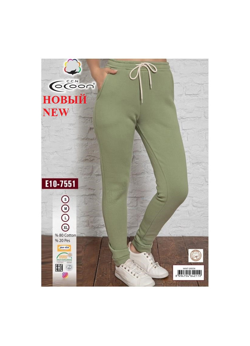 Спортивные Брюки (S+M+L+XL) COCOON CCNE10-7551_MDG — фабричная коллекция оптом