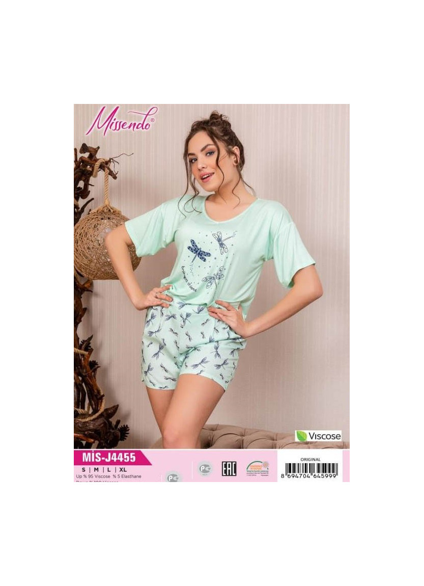 MİS-J4455_ORI Shorts Homewear Set (S+M+L+XL) — direct Turkish factory supply