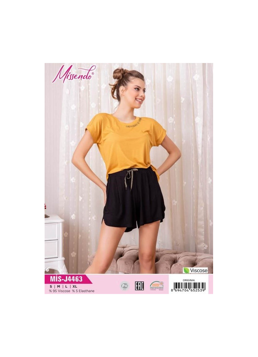 MİS-J4463_ORI Shorts Homewear Set (S+M+L+XL) — direct Turkish factory supply
