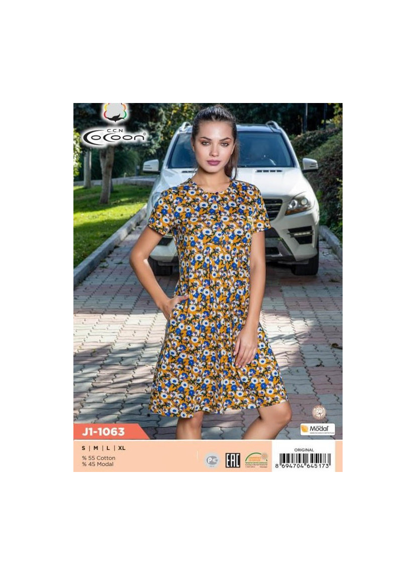 Платье (S+M+L+XL) COCOON CCNJ1-1063_ORI — фабричная коллекция оптом