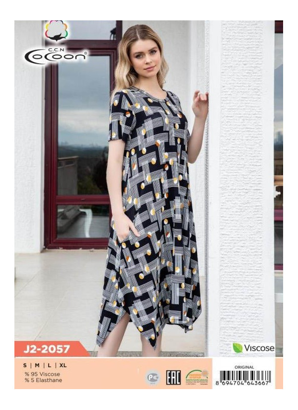 CCNJ2-2057_ORI Dress (S+M+L+XL) — Turkish factory wholesale