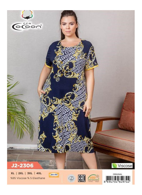 CCNJ2-2306_ORI Dress (XL+XXL+3XL+4XL) — Turkish factory wholesale