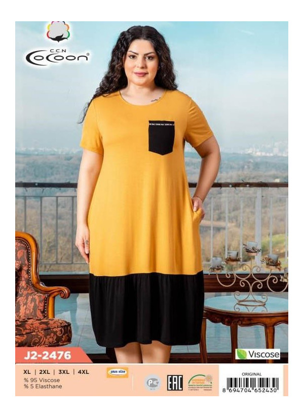 CCNJ2-2476_ORI Dress (XL+XXL+3XL+4XL) — Turkish textile wholesale