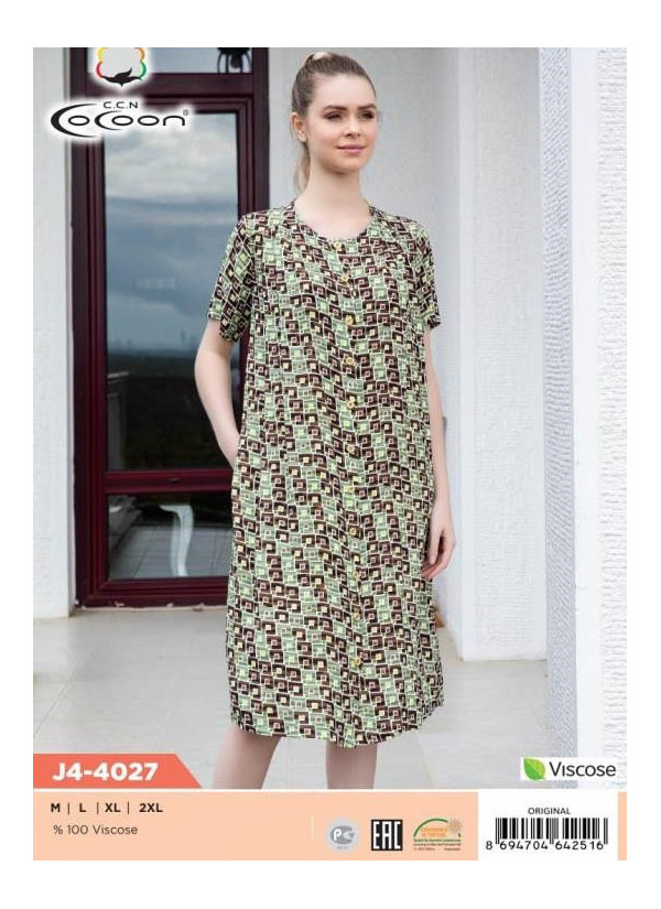 CCNJ4-4027_ORI Women's Robe (M+L+XL+2XL) — direct Turkish factory supply
